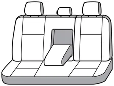 Covercraft Endura PrecisionFit Second Row Seat Covers for Honda Accord image 6
