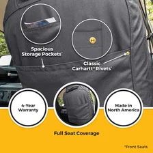 Covercraft Carhartt Super Dux SeatSaver Front Row Custom Seat Cover - Gravel image 4