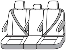 Covercraft SeatSaver Custom Seat Cover - Polycotton Charcoal for Honda Odyssey image 9