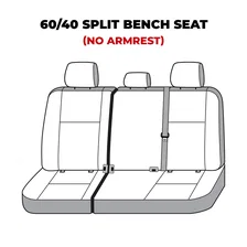 Covercraft SeatSaver Custom Seat Cover - Polycotton Grey for Toyota Tundra image 9