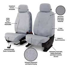 Covercraft SeatSaver Custom Seat Cover - Polycotton Charcoal for Ford image 2