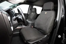 Covercraft Carhartt Super Dux SeatSaver Front Row Custom Seat Cover - Gravel image 1