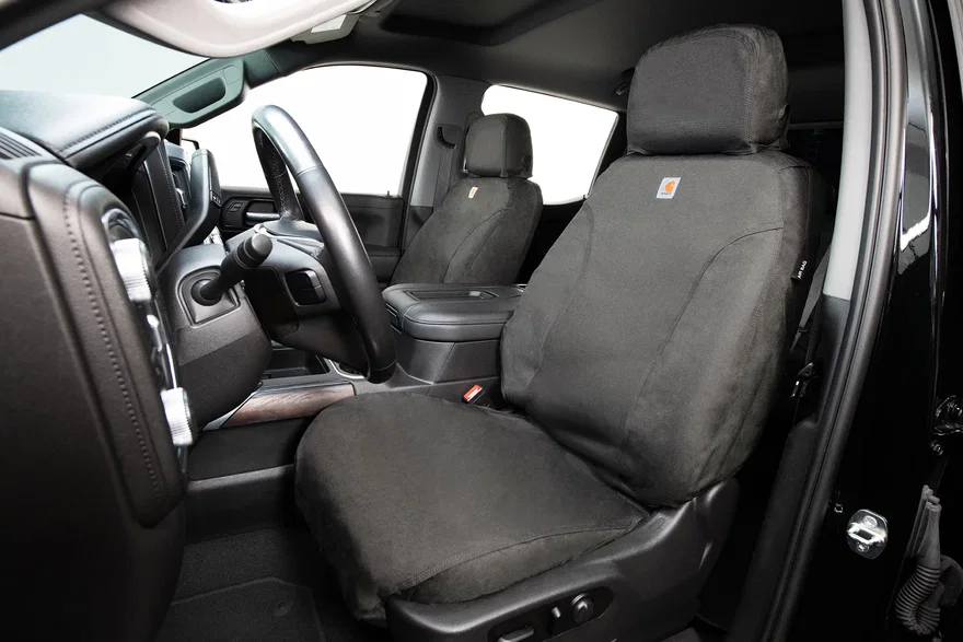 Covercraft Carhartt Super Dux SeatSaver Front Row Custom Seat Cover - Gravel