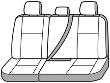 Covercraft SeatSaver Custom Seat Cover - Polycotton Charcoal for Ford image 9