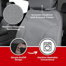 Covercraft SeatSaver Custom Seat Cover - Waterproof Grey image 3