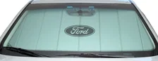 Covercraft Ford Licensed UVS100 Custom Sunscreen with Black Ford Oval logo image 1