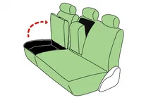 Rear Seat Cover for Ford Bronco Sport image 2