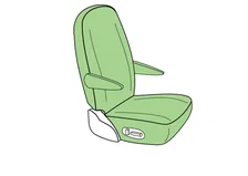 Front Seat Cover for Ford F-750 image 2