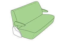 Rear Seat Cover for Ford image 2