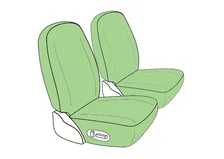 Front Seat Cover for Ford Bronco II image 2