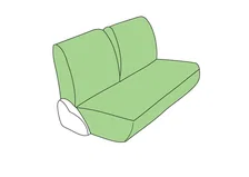 Rear Seat Cover for Ford Mustang image 3
