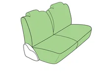 Rear Seat Cover for Nissan Xterra image 2