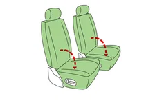 Rear Seat Cover for Pontiac Montana image 2