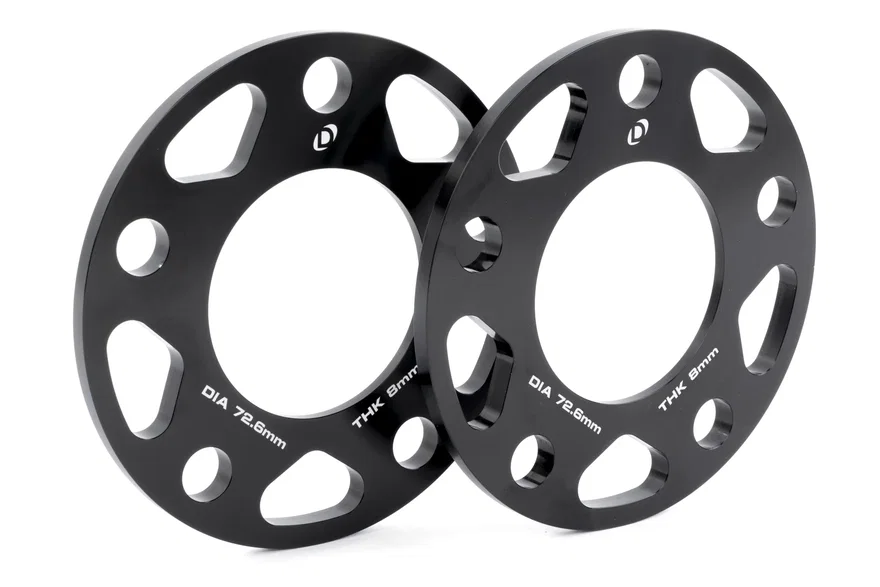 Spacers; 5x120 - 72.6mm CB - 8mm Thick for BMW