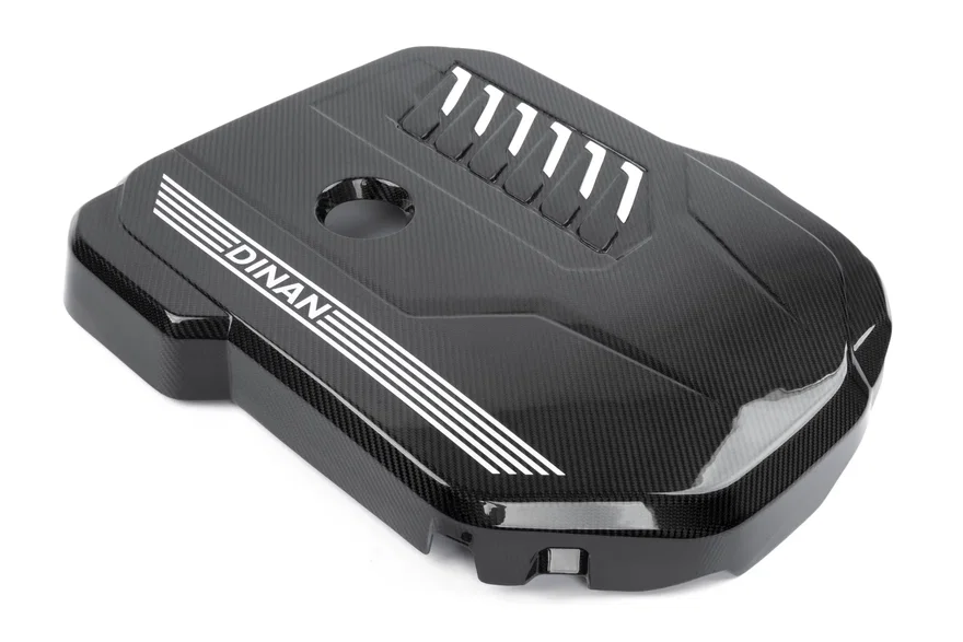 Gloss Carbon Fiber Engine Cover - 2020-2026 BMW B58D