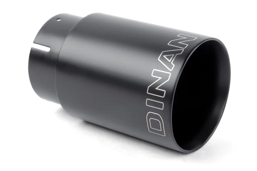 Double-Walled 4" Clamp-On Exhaust Tip (Black Ceramic)