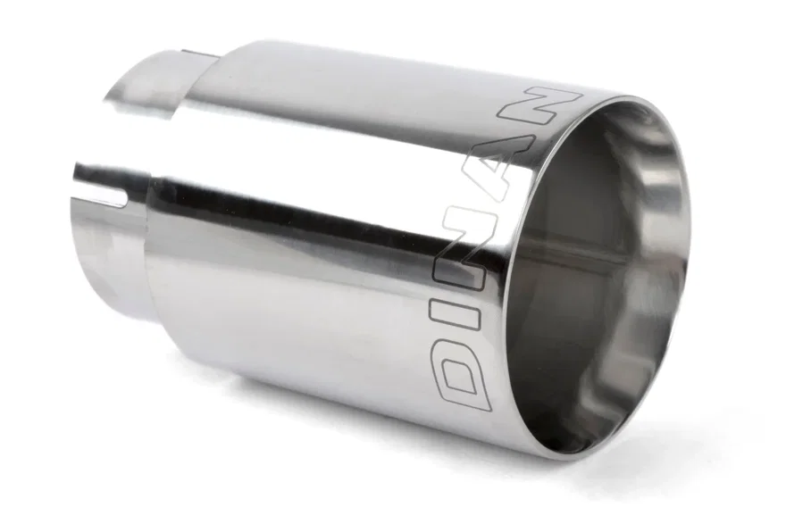 Double-Walled 4" Clamp-On Exhaust Tip (Polished)