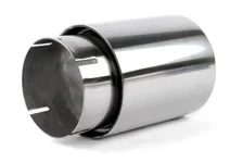 Double-Walled 4" Clamp-On Exhaust Tip (Polished) image 4