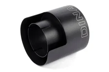 Double-Walled 4.5" Clamp-On Exhaust Tip (Black Ceramic) image 4
