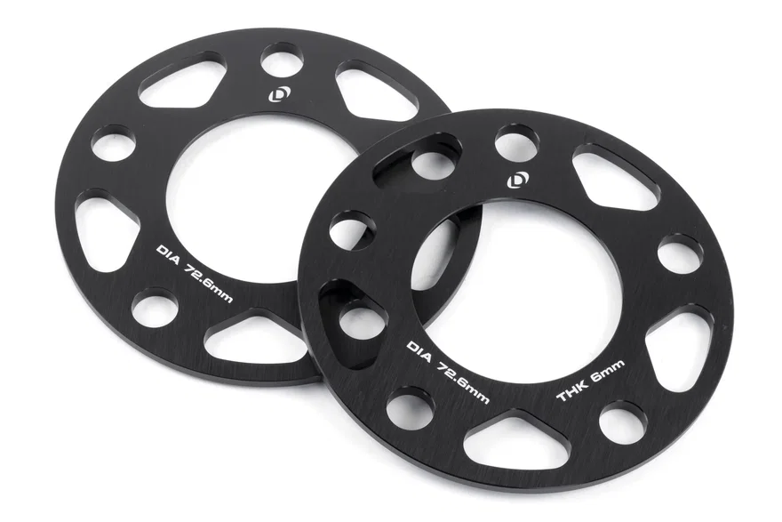 Spacers; 5x120 - 72.6mm CB - 6mm Thick for BMW