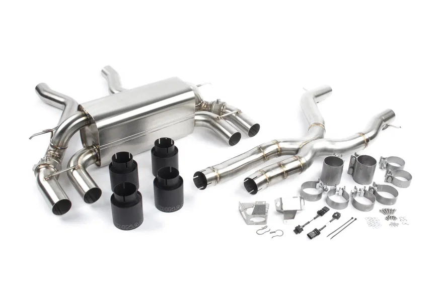 Free Flow Axle-Back Exhaust & X-Pipe - 2019-2021 BMW M2C