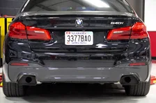 Free Flow Axle-Back Exhaust - 2017-2023 BMW 540i image 3