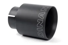 Double-Walled 4" Clamp-On Exhaust Tip (Black Ceramic) image 1