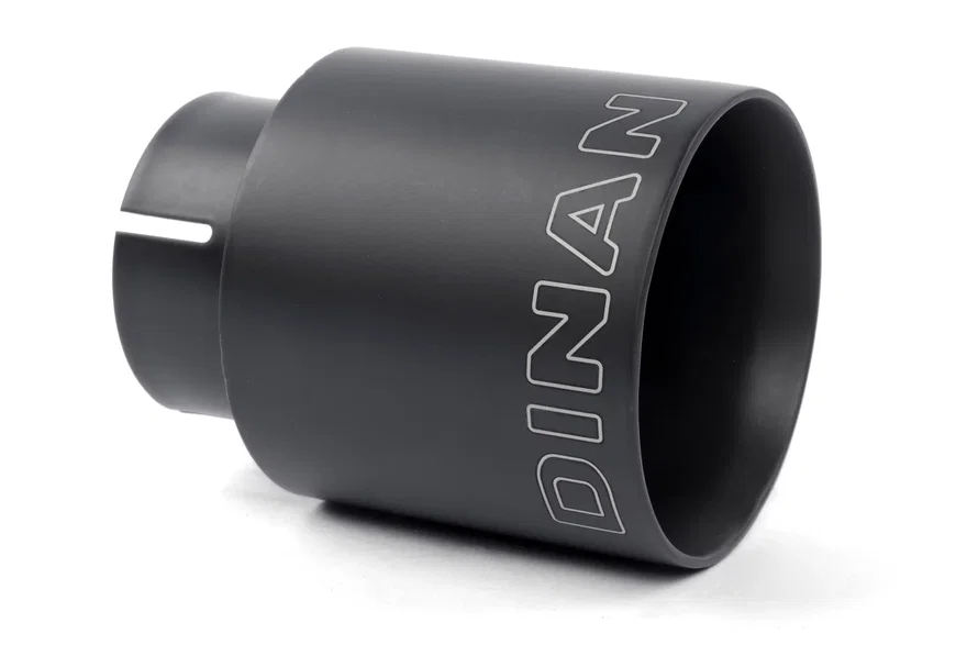 Double-Walled 4" Clamp-On Exhaust Tip (Black Ceramic)