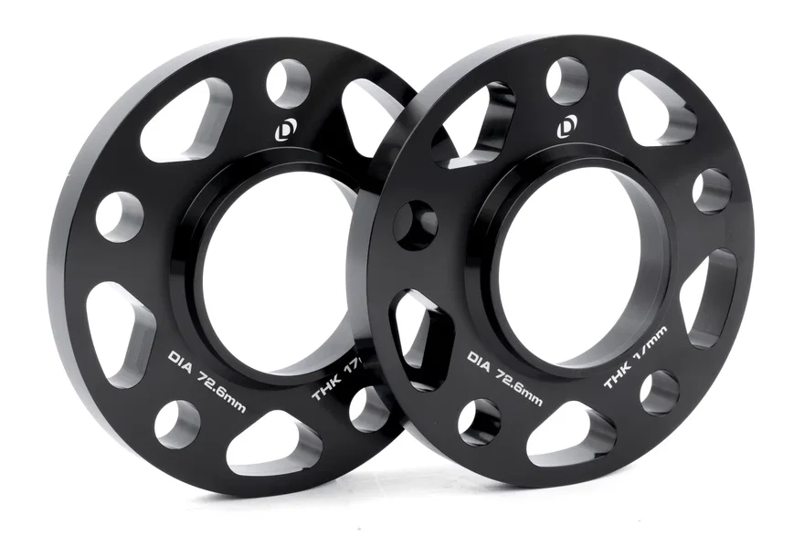 Spacers; 5x120 - 72.6mm CB - 17mm Thick for BMW