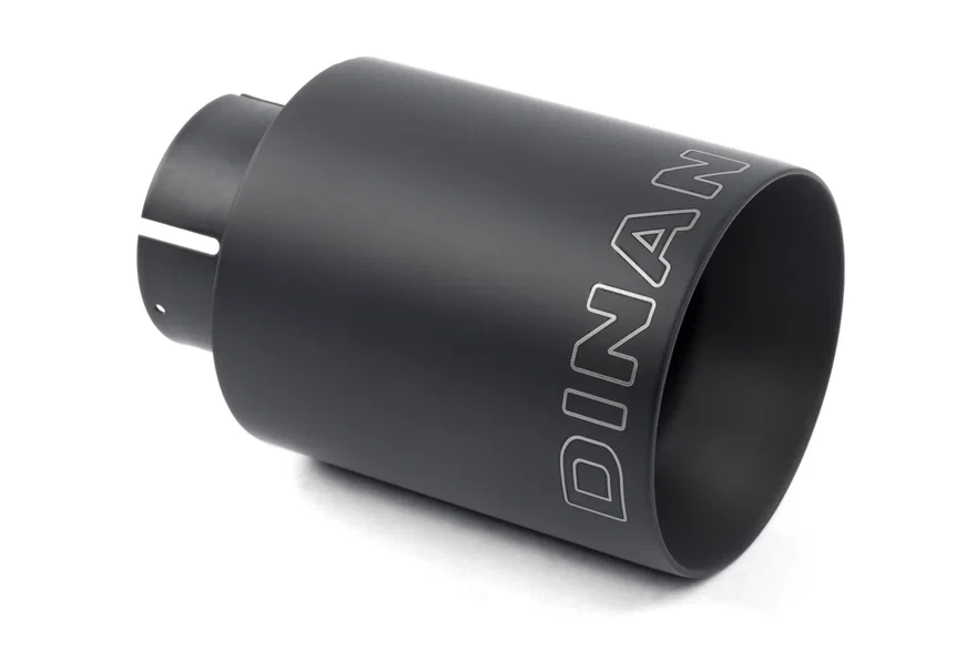Double-Walled 4" Clamp-On Exhaust Tip (Black Ceramic)