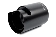 Double-Walled 4.5" Clamp-On Exhaust Tip (Black Ceramic) image 2