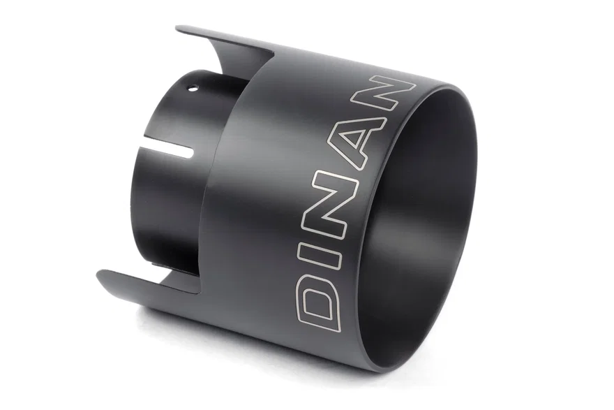 Double-Walled 4.5" Clamp-On Exhaust Tip (Black Ceramic)