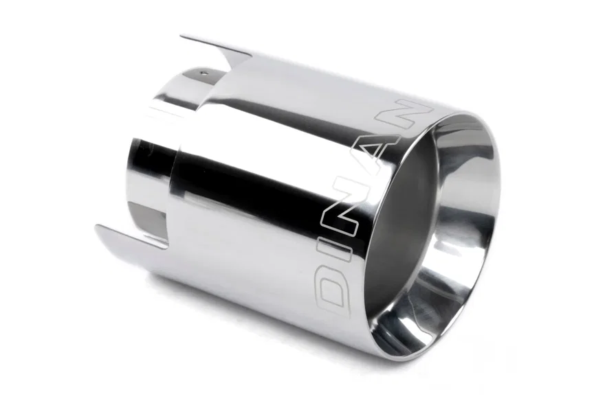 Double-Walled 4.5" Clamp-On Exhaust Tip (Polished)