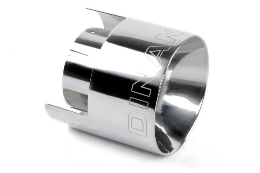 Double-Walled 4.5" Clamp-On Exhaust Tip (Polished)