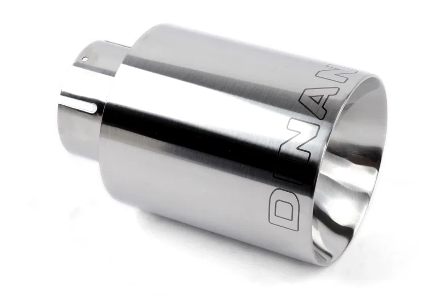 Double-Walled 4" Clamp-On Exhaust Tip (Polished)