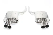 Free Flow Axle-Back Exhaust - 2011-2016 BMW 550i image 1