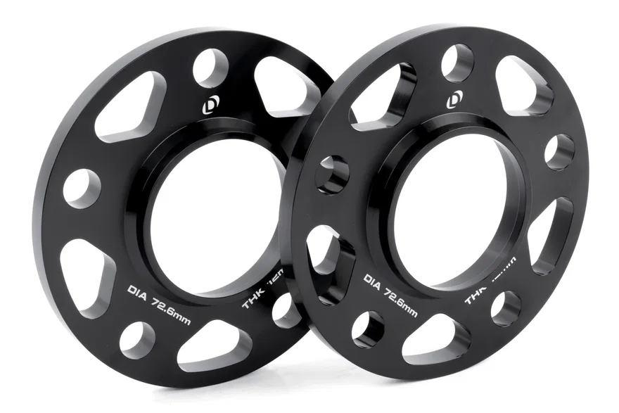 Spacers; 5x120 - 72.6mm CB - 12mm Thick for BMW