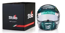 ST5 Mini Helmet- Lance Stroll / Aston Martin 2023 Regular Season Livery image 3