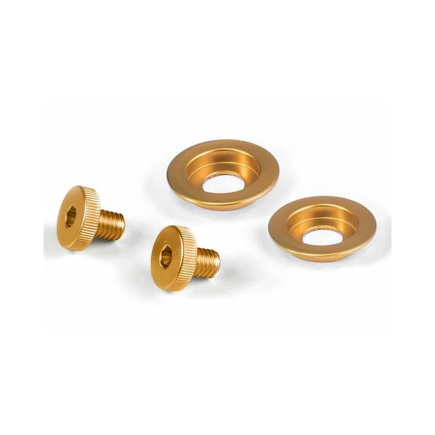 Colored Visor Screw Kits-Gold