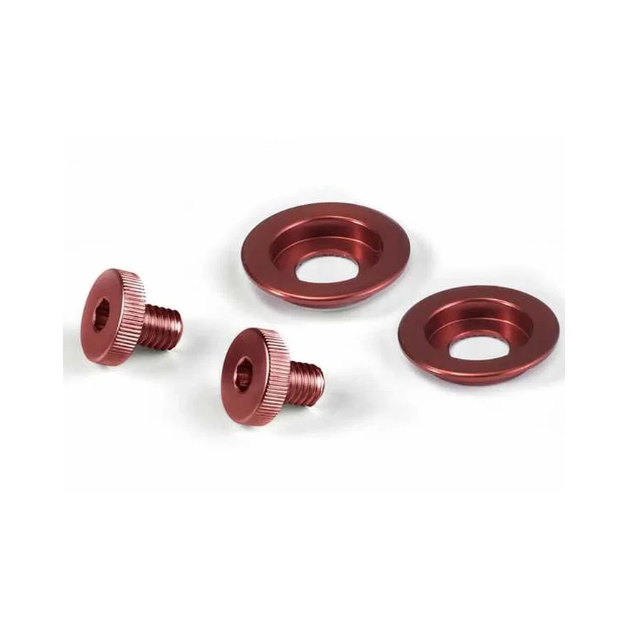 Colored Visor Screw Kits Red