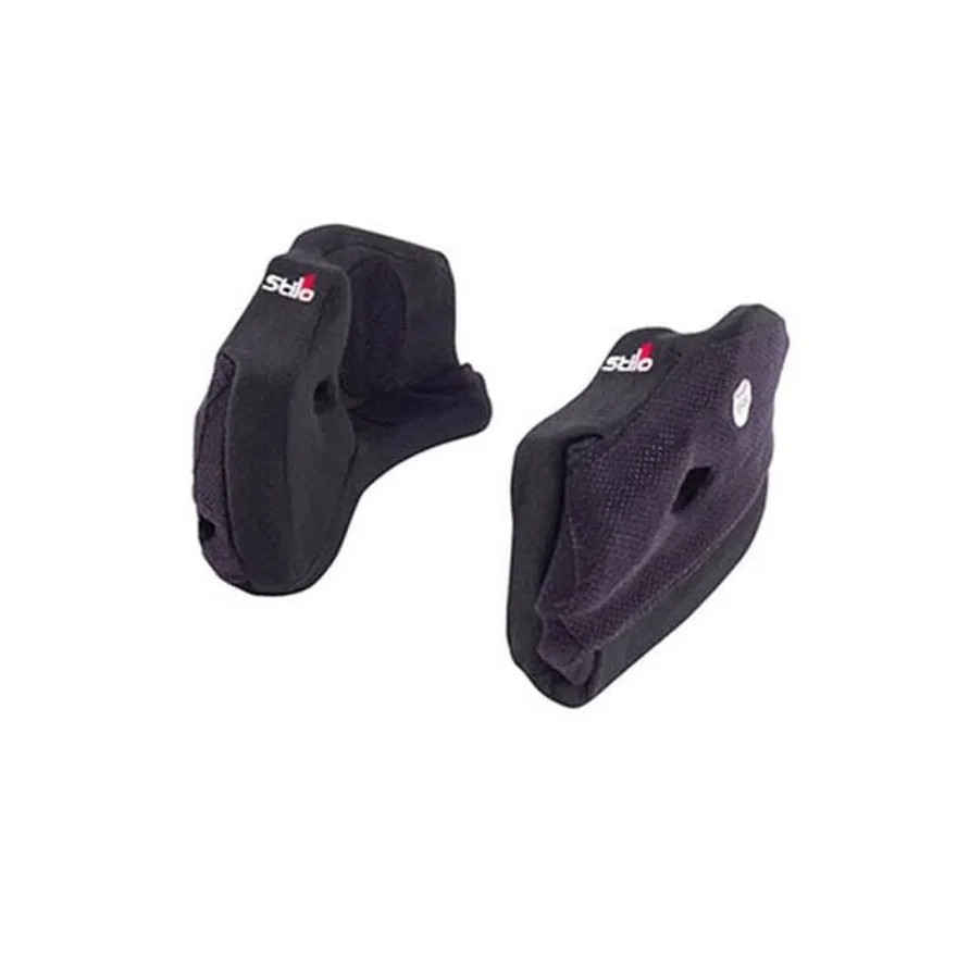 ST5 SERIES HELMET CHEEK PADS - 20MM - BLACK - PAIR
