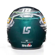 ST5 Mini Helmet- Lance Stroll / Aston Martin 2023 Regular Season Livery image 5