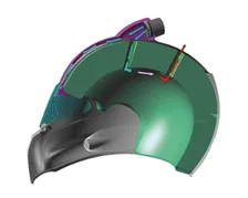 TOP AIR SYSTEM WITH ADJUSTMENT-ALUMINUM OVAL Large SHELL image 3