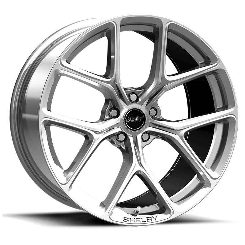 CS3 - 20 x 9.5 in. - 40mm Offset - Chrome Powder for Ford Mustang