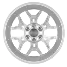 CS45 - 20 x 9 in. - 12mm Offset - Chrome Powder w/ Black for Ford image 5