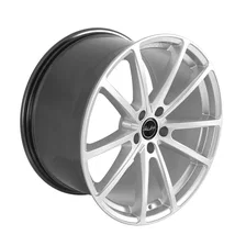 CS10 - 20 x 11 in. - 50mm Offset - Chrome Powder for Ford Mustang image 3