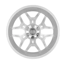 CS45 - 22 x 9.5 in. - 12mm Offset - Chrome Powder w/ Black for Ford image 5