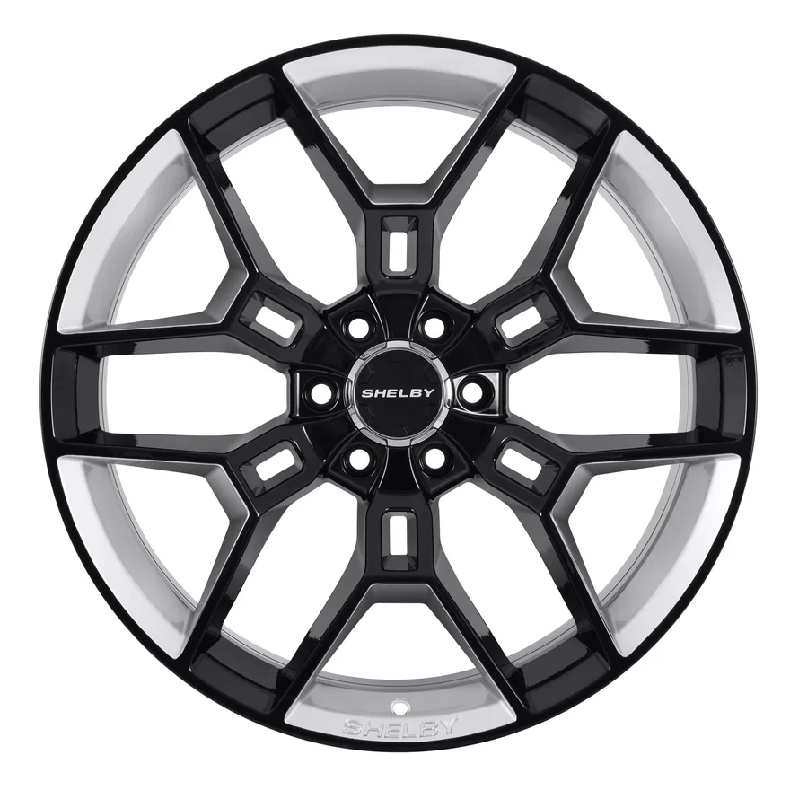 CS45 - 22 x 9.5 in. - 12mm Offset - Black w/Chrome for Ford