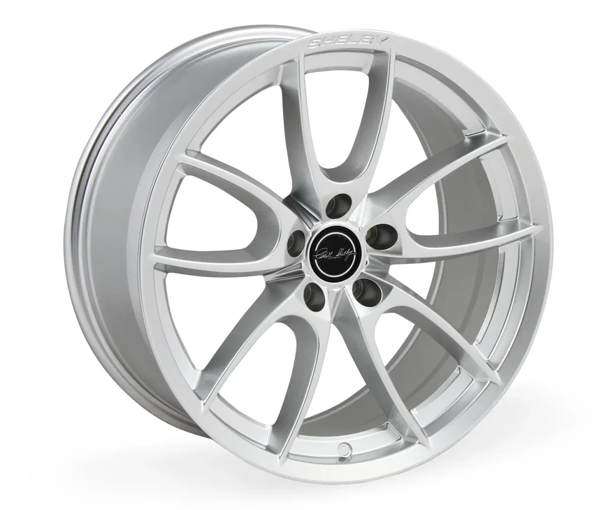 CS5 - 19 x 11 in. - 50mm Offset - Chrome Powder for Ford Mustang