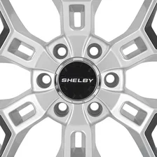 CS45 - 20 x 9 in. - 12mm Offset - Chrome Powder w/ Black for Ford image 3